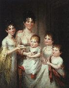 James Peale Madame Dubocq and her Children oil painting